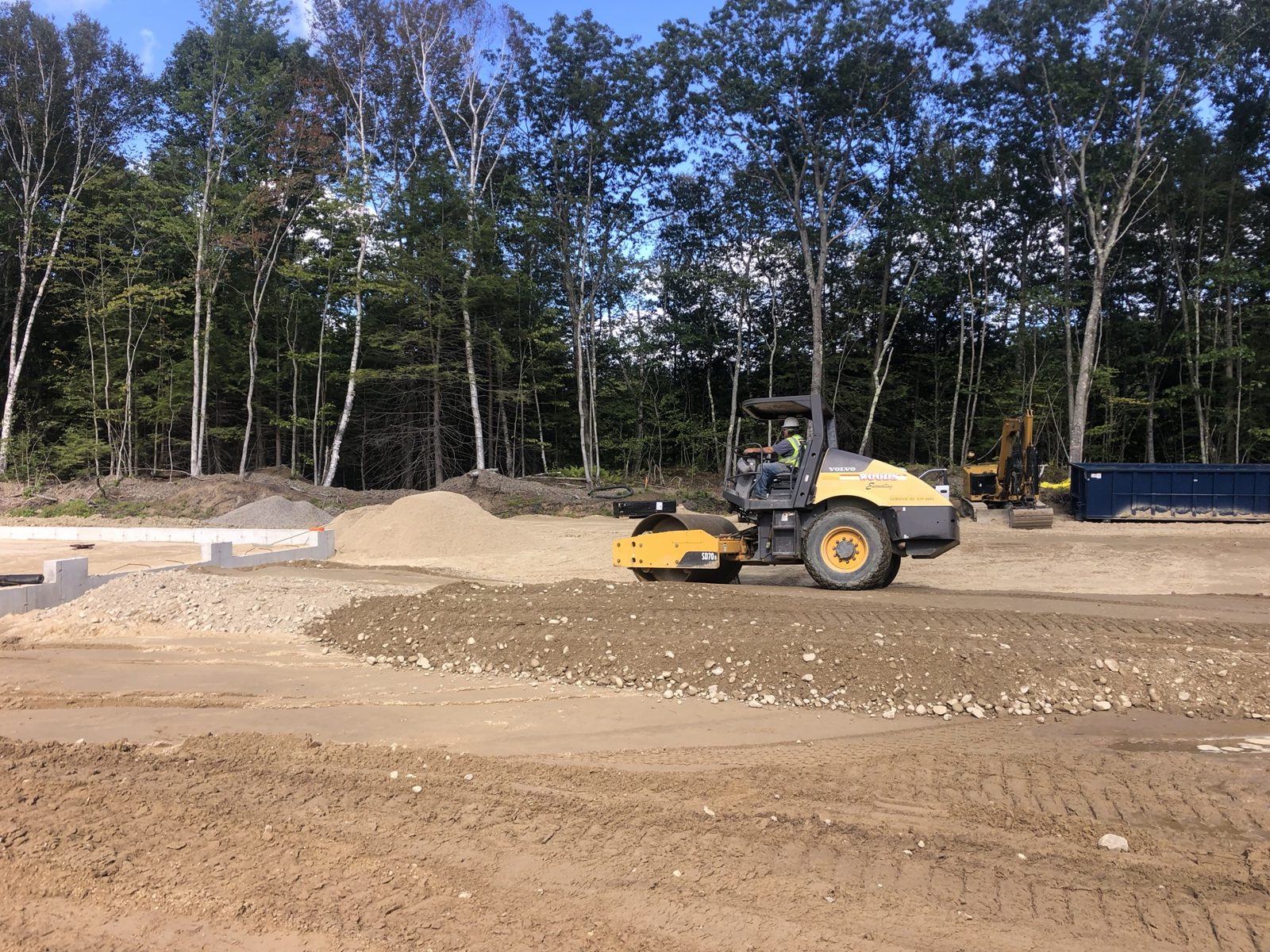 Commercial Sites: Woods crew and equipment on the job