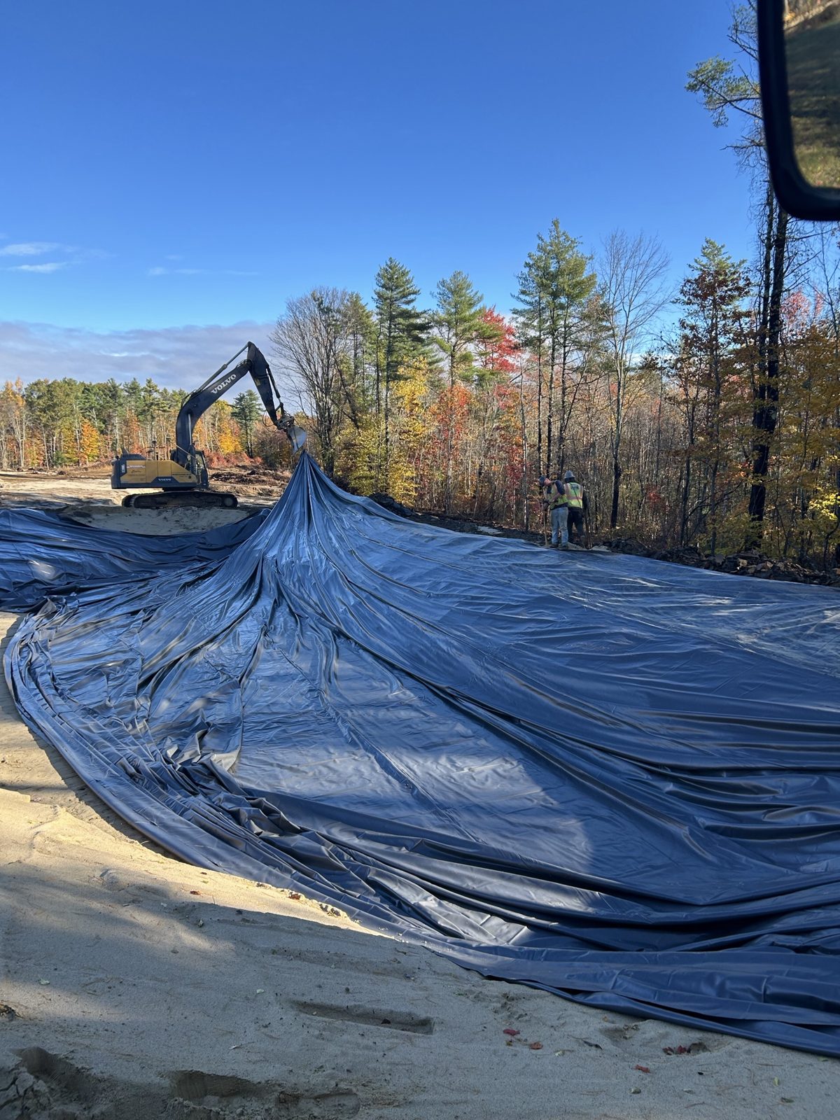 Storm Water: Woods crew and equipment on the job