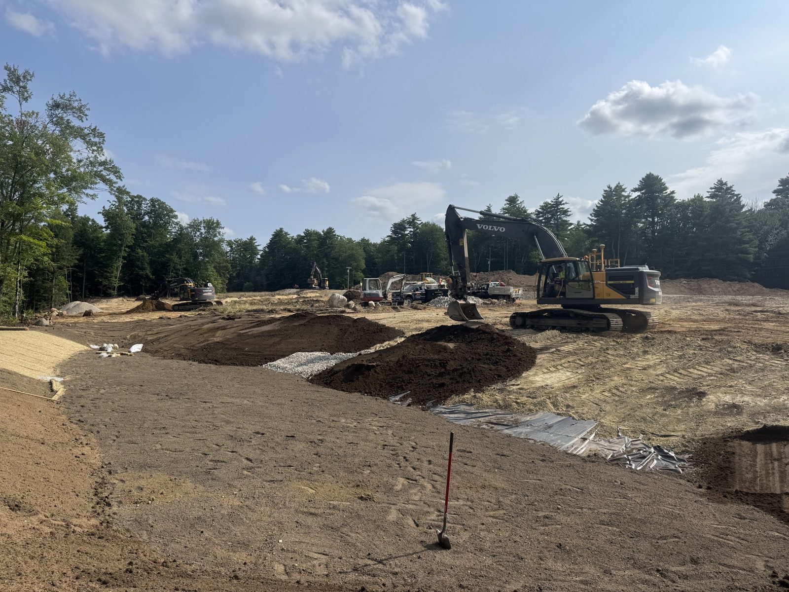 Storm Water: Woods crew and equipment on the job