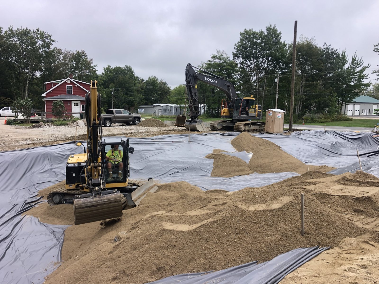 Storm Water: Woods crew and equipment on the job