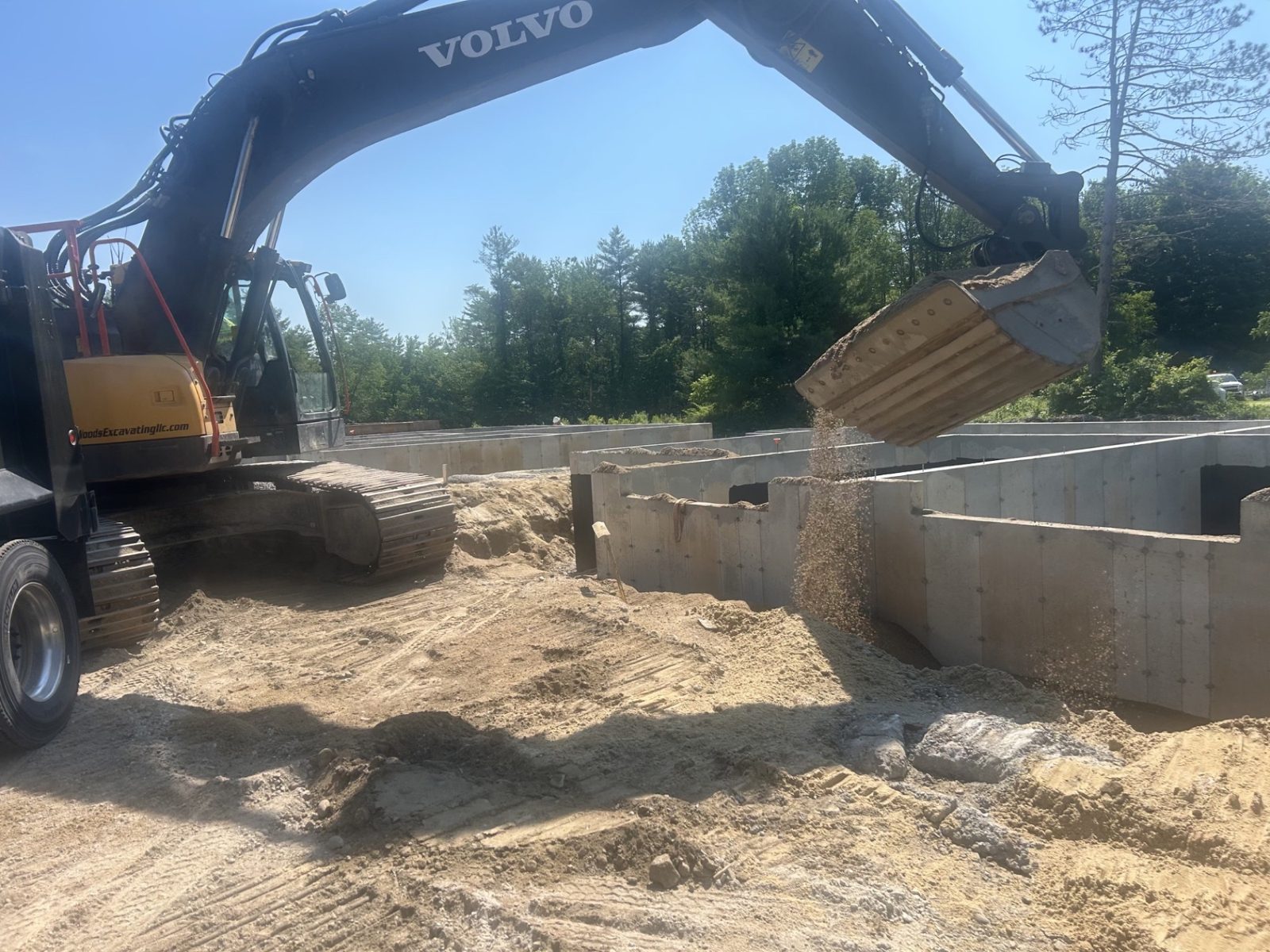 Subdivisions: Woods crew and equipment on the job