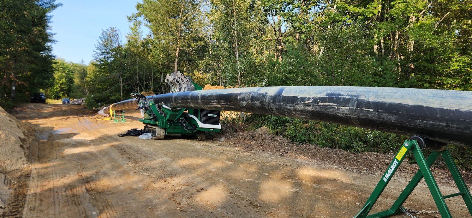 Water: Woods crew and equipment on the job